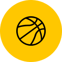 Icono pelota de basket