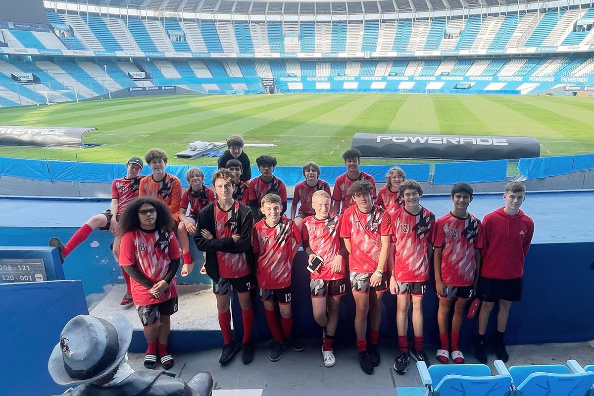visiting Racing Club on Pro day