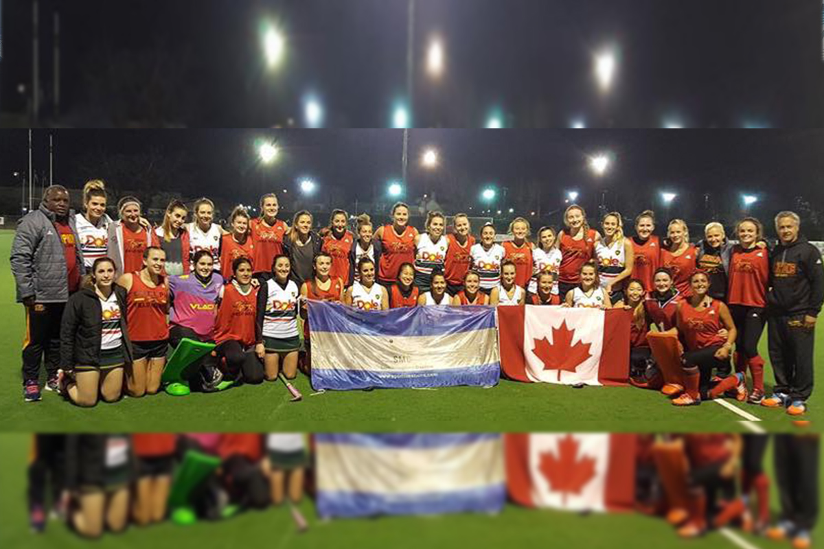 Guelph University Con Lomas y Banderas